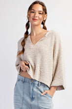 Load image into Gallery viewer, Best Season Sweater Top Oatmeal
