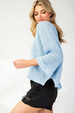 Load image into Gallery viewer, Best Season Sweater Top Periwinkle
