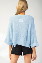 Load image into Gallery viewer, Best Season Sweater Top Periwinkle
