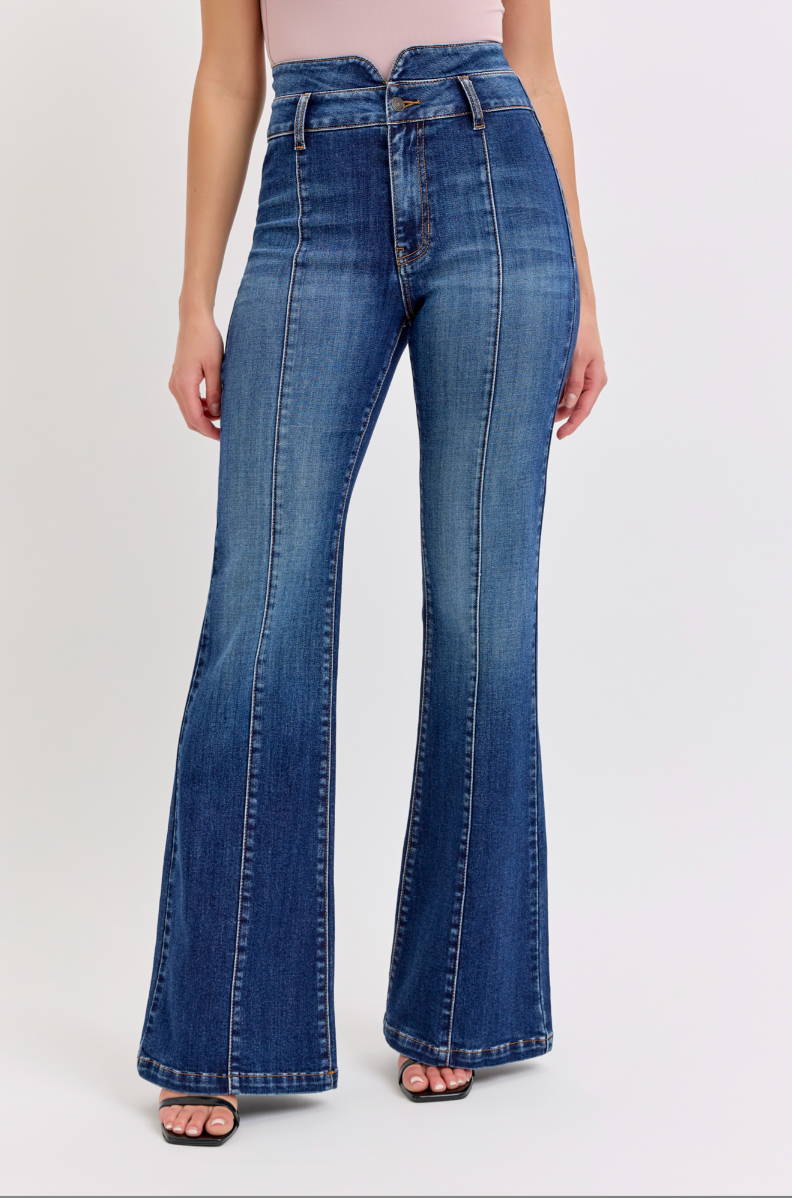 Lovely High Rise Flare Jeans