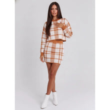 Load image into Gallery viewer, Carmel Latte Plaid Set

