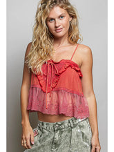 Load image into Gallery viewer, Airy Gauze Crop Top
