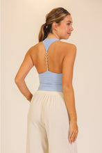 Load image into Gallery viewer, Chain Back Halter Top
