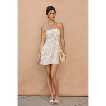 Load image into Gallery viewer, Seashore Strapless Mini Dress
