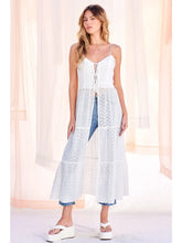 Load image into Gallery viewer, Eyelet Long Cami
