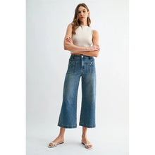 Load image into Gallery viewer, Hillary Crop Wide Leg Jeans
