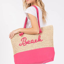 Load image into Gallery viewer, Rope Beach Tote
