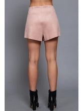 Load image into Gallery viewer, Faux Suede Pink Skort
