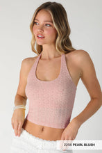 Load image into Gallery viewer, Floral Lace Halter Crop Top
