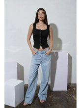 Load image into Gallery viewer, Intensions Ribbed Top Black
