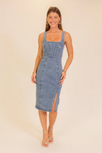 Load image into Gallery viewer, Nashville Nights Denim Dress
