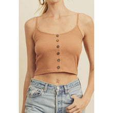 Load image into Gallery viewer, Small Talk Ribbed Crop Top
