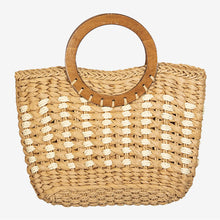 Load image into Gallery viewer, Braided Round Handle Tote Bag
