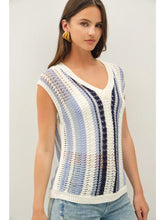 Load image into Gallery viewer, Metallic Waves Knit Top
