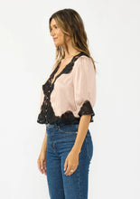 Load image into Gallery viewer, The Lace Affair Blouse Champagne
