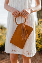 Load image into Gallery viewer, Kayla Tassel Wristlet/Clutch
