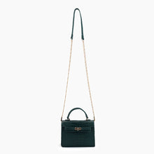 Load image into Gallery viewer, Lantern Faux Croc Crossbody Purse
