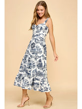 Load image into Gallery viewer, Stroll Though Paradise Midi Dress
