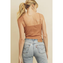 Load image into Gallery viewer, Small Talk Ribbed Crop Top

