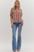 Load image into Gallery viewer, Abstract Dreams Top Brown
