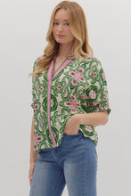 Load image into Gallery viewer, Abstract Dreams Top Pine
