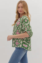 Load image into Gallery viewer, Abstract Dreams Top Pine
