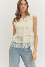 Load image into Gallery viewer, Hope Floats Lace Top
