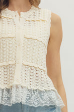 Load image into Gallery viewer, Hope Floats Lace Top

