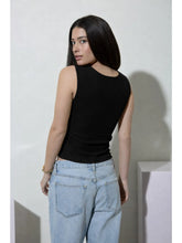 Load image into Gallery viewer, Intensions Ribbed Top Black
