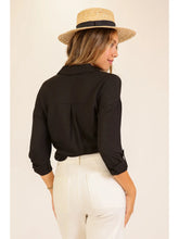 Load image into Gallery viewer, Chic Side Button Down Top
