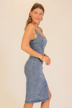 Load image into Gallery viewer, Nashville Nights Denim Dress
