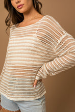 Load image into Gallery viewer, Coastal Lines Sweater Top
