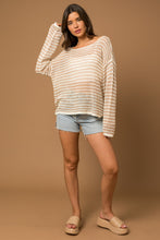 Load image into Gallery viewer, Coastal Lines Sweater Top
