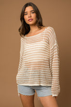 Load image into Gallery viewer, Coastal Lines Sweater Top
