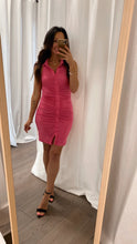 Load image into Gallery viewer, Turning Heads Fuchsia Dress

