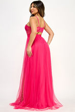 Load image into Gallery viewer, High Class Maxi Dress Fuchsia
