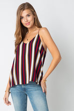 Load image into Gallery viewer, Striped Hearts Racerback Cami
