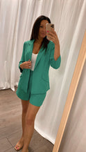 Load image into Gallery viewer, Dress To Impress Blazer Emerald Green
