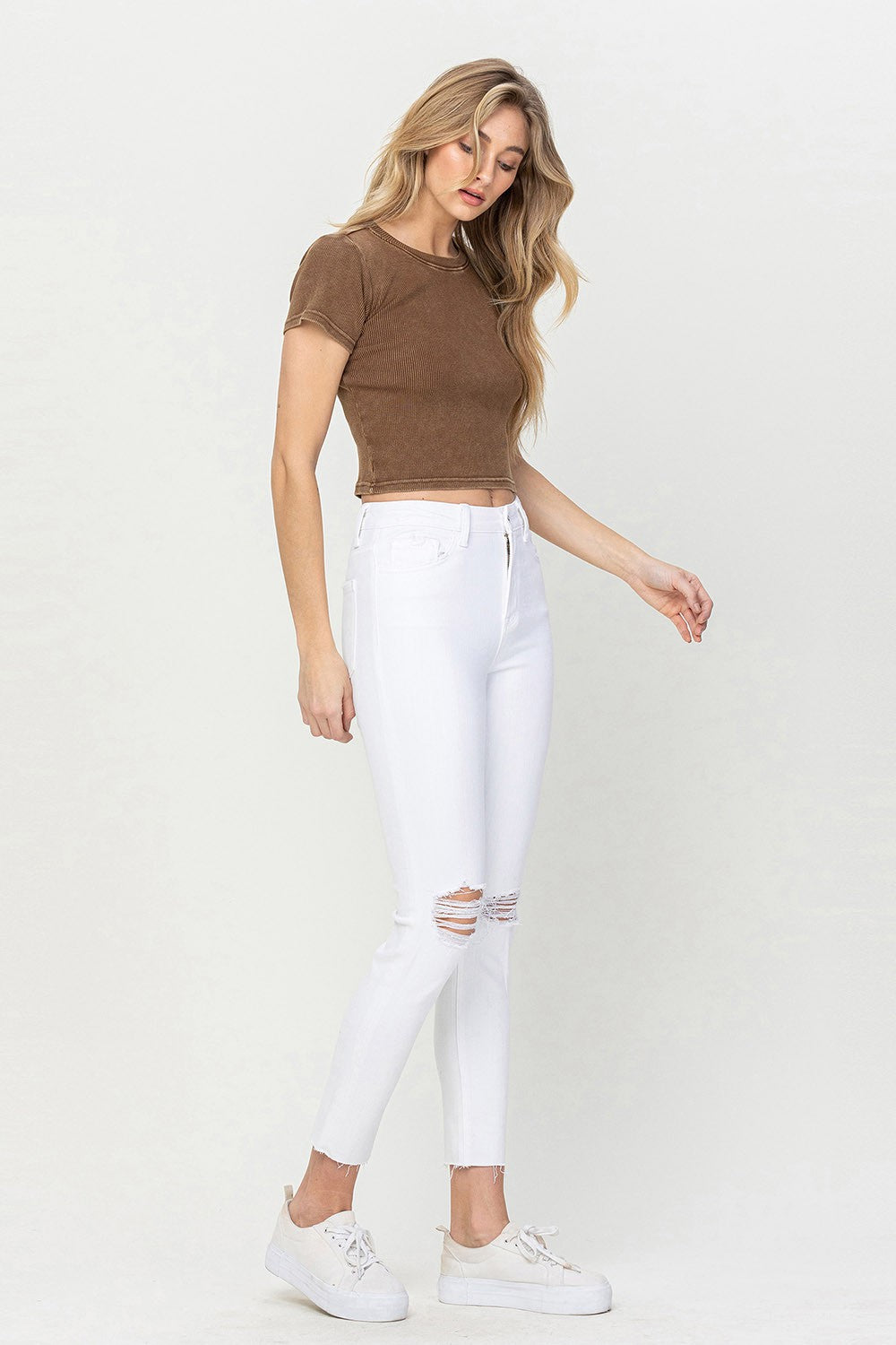Happy Wishes Skinny Crop Jeans
