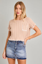 Load image into Gallery viewer, Bring The Fall Crop Top Taupe
