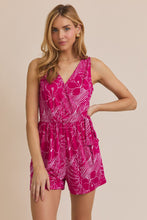 Load image into Gallery viewer, Wrap Me In Fuchsia Romper
