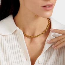 Load image into Gallery viewer, Reine Gold Rope Necklace
