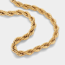 Load image into Gallery viewer, Reine Gold Rope Necklace
