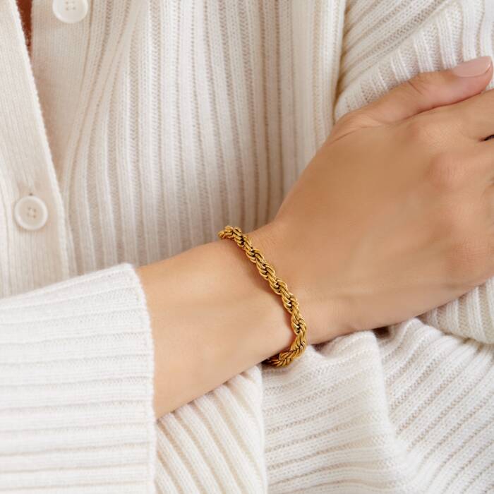 Reine Gold Rope Bracelet
