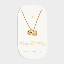 Load image into Gallery viewer, Happy Birthday&#39; Gold Charm Necklace
