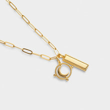 Load image into Gallery viewer, To The Moon And Back&#39; Gold Charm Necklace
