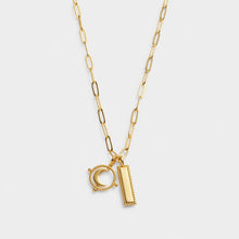 Load image into Gallery viewer, To The Moon And Back&#39; Gold Charm Necklace
