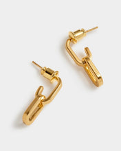 Load image into Gallery viewer, Arabella Gold Hoop Earrings
