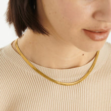 Load image into Gallery viewer, Ciana Gold Snake Chain Necklace
