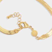 Load image into Gallery viewer, Ciana Gold Snake Chain Bracelet
